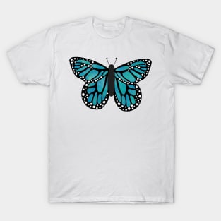Teal butterfly T-Shirt